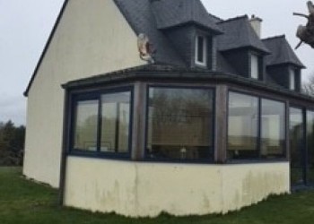 Pignon avant le ravalement