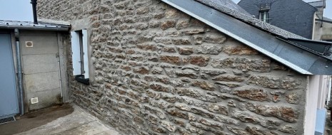 Piquetage d'enduit et de joints de pierres Elven
