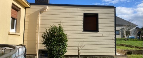 Isolation thermique par l'extérieur avec une finition bardage PLOEREN