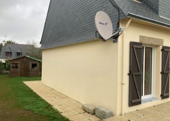 Photo du pignon avant la pose de l'isolant